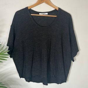 Project Social Grey Slouchy Top